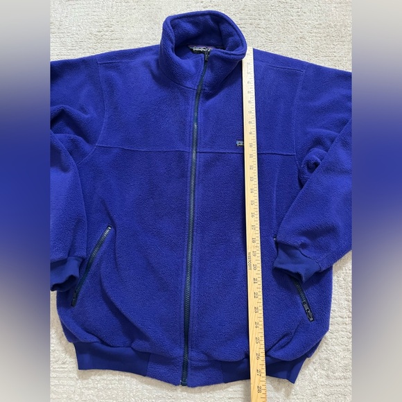 Vintage Patagonia Made in USA Fleece Bomber fit Full Zip Jacket - Picture 8 of 10